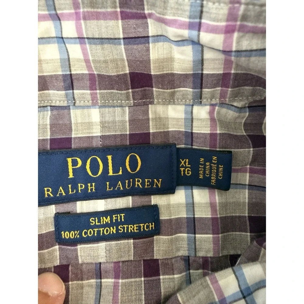 Polo Ralph Lauren Slim Fit Cotton Stretch Shirt XL. N1